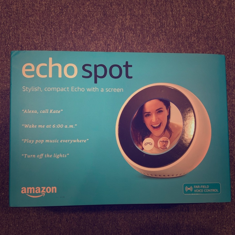BRAND NEW AMAZON ECHO SPOT